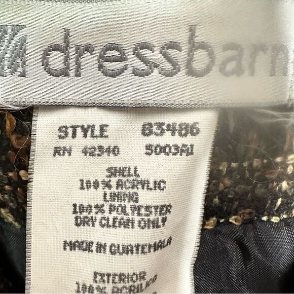 Dress Barn size 12 brown blazer - Picture 3 of 5